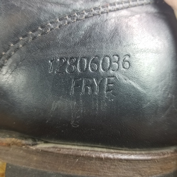 Frye Prison black lace up oil resistant ankle boots men 7.5 main image 5